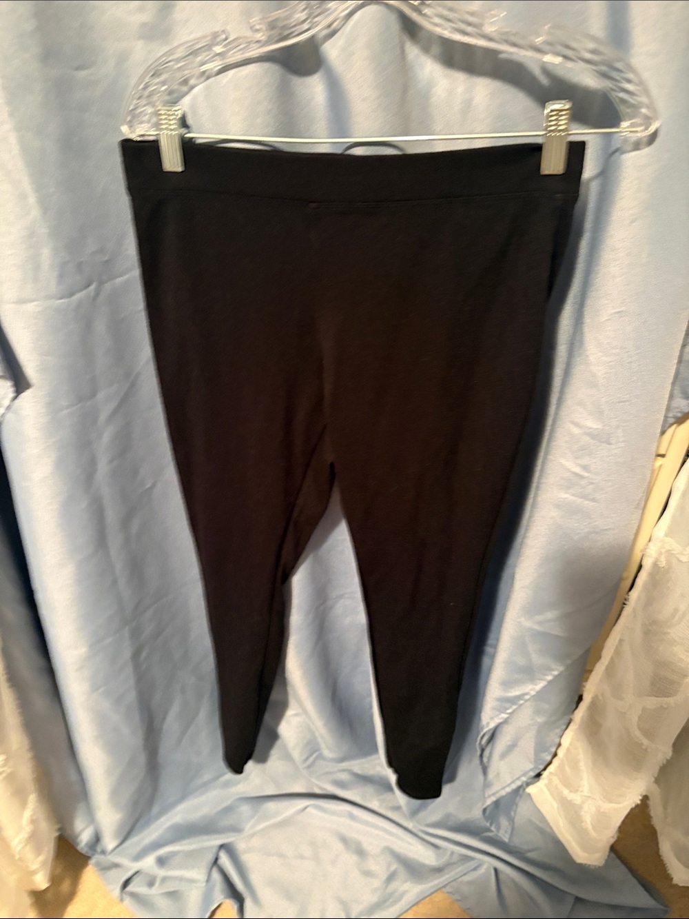 Express Black Leggings with Branded Waistband